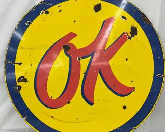 SSP OK Cars Dealership Sign,  36in. 