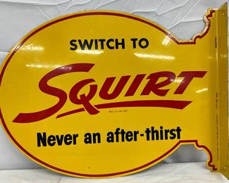 Squirt Soda DS Flange Sign, 17 1/2 x 13 1/2in. 