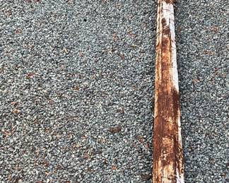 Gulf Dog Ear 6ft. DSP Sign with Pole