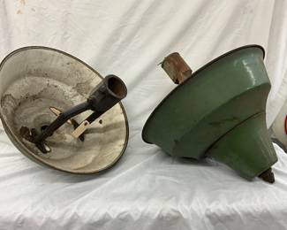 Orig. 20in Porcelain Station Lights