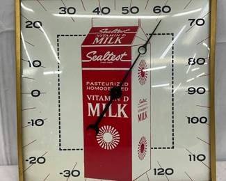 12in. Sealtest Milk Thermometer by Pam Clock Co.