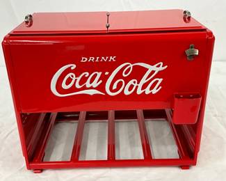 Coca-Cola Salesman Sample Coke Box Professionally Restored, 12x8x10in. 