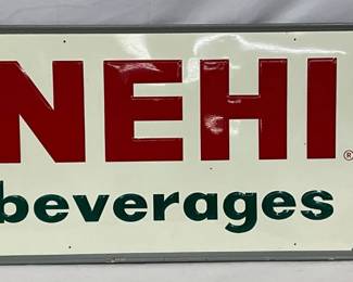 Emb. Nehi Self-Framed Metal Soda Sign, 54in x 18in