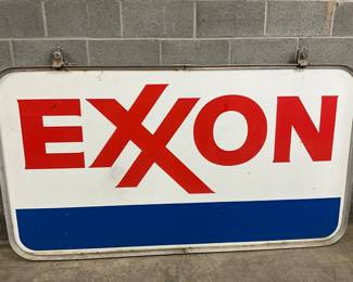 Exxon DSP Sign, 84in by 47in