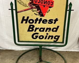 Conoco DS Metal Sidewalk  Sign, 37 x 52in. 