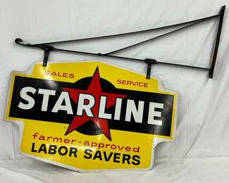 36x24 Starline Labor Savers DS Metal Sign with Hanger
