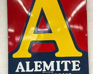 SSP Porc. Alemite Lubrication Sign 30×40 