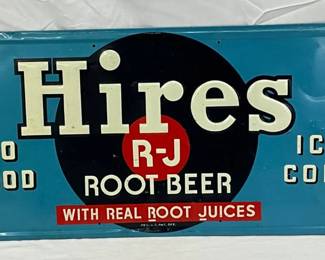 Emb. Hires Root Beer'So Good, Ice Cold' Metal Sign, 39in x 13in
