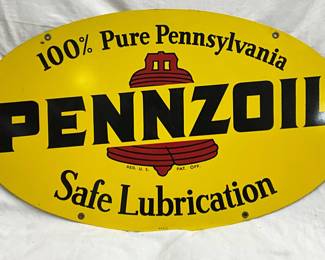 PDS Sided Metal Sign, 31in x 18in