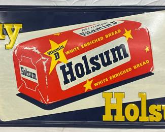 Emb. Holsum Bread  Self-Framed Sign, 27in x 13in