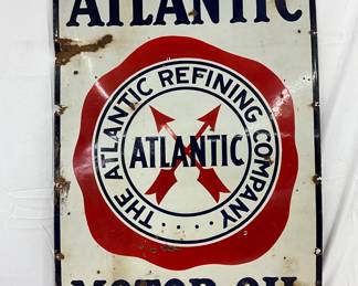 Atlantic Motor Oil SSP Sign, 36 x 52