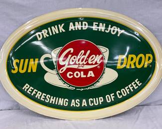 42x29  SunDrop Golden Cola Convex Sign