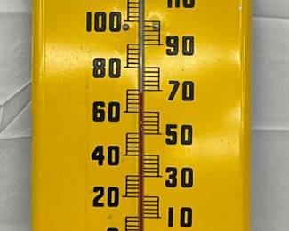 Emb. Nesbitt’s Orange Thermometer, 7 1/2in by 27in