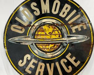   54in. 1951 Oldsmobile Service DS Sign by Robertson