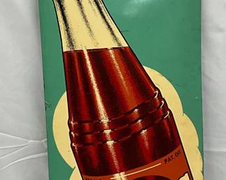 Emb. 'Hires to You'  Root Beer Advertising Sign, 13 1/2 x 41 1/2 