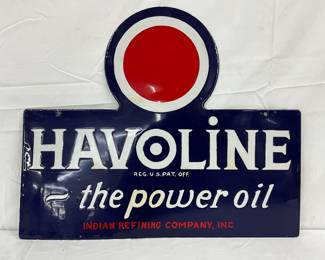 24x20 Havoline DSP Sign with One Side Restored