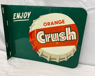 18x14 Orange Crush Cap Flange Sign