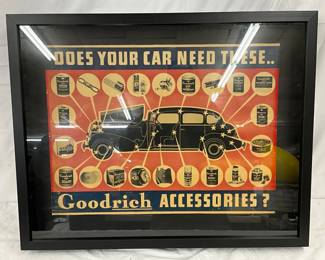 24x18in Goodrich Accessories Framed Paper Banner