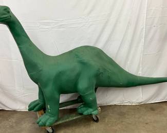 90x52 Large Metal Sinclair Dino Store Display 
