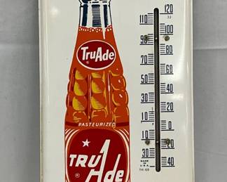 Tru-Ade Thermometer with Bottle Graphic, 6in x 16in