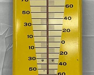 Pepsi-Cola Thermometer w/Emb. Cap, 7 x 27 Inches