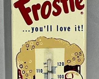 Frostie Root Beer Thermometer 3x12 