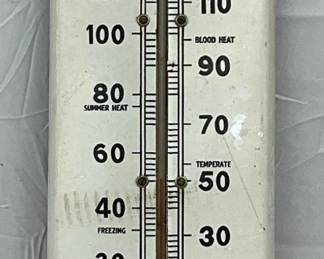 Porc.  Peters Weather Bird Thermometer, 7 x 27 