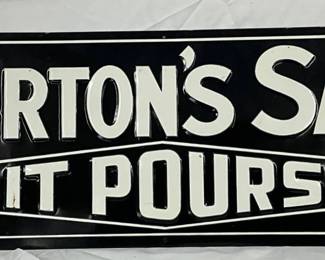 Mortons Salt Emb SS Sign 