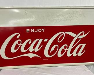 Drink Coca-Cola Self Framed, Measures 60x24 