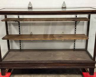 59in.  Oak Display Case with Glass Panels by Utan & Fiaker