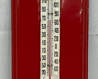Double Cola Metal Thermometer, 5×17 Inches