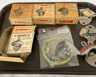 7 Starr X Bottle Openers Including 3 New in Boxes