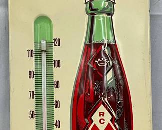Emb. Royal Crown Cola Thermometer, 6in x 13 1/2in