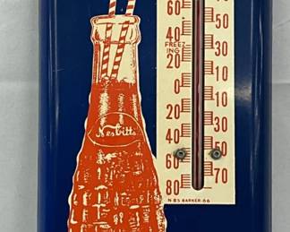 Style Nesbitt’s Advertising Thermometer with Bottle 5 x 17 
