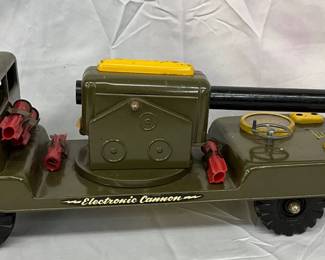 Nylint 23-Inch Military-Style Toy Truck with Electronic Cannon