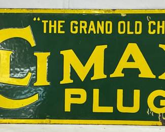DSP Climax Plug Flange Sign, 17.5 x 8 Inches
