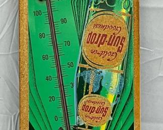 Emb. Sun Drop Thermometer Style, 8×27 Inches