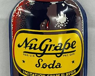 Emb. NuGrape Soda Die-Cut Thermometer, 5×17 