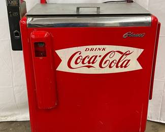 Glasco GBV-50 Coca-Cola Bottle Vending Machine with Fishtail Logo