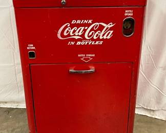 Coca-Cola Vendo Refrigerated Bottle Vending Machine 24x38 