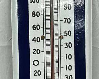 Porc. Peters Shoes Thermometer, 6×19 in