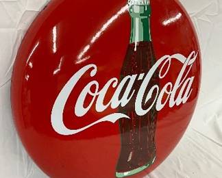 48in Porc Coke Button Sign
