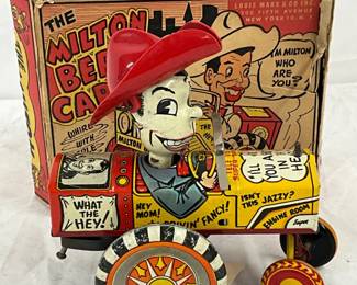 Tin Litho ‘Milton Berle Car’ by Marx with Orig.  Box, 6×7 
