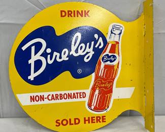 Bireley’s Soda Flange Sign, 12×12 Inches