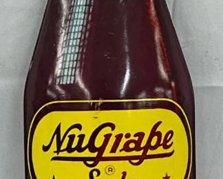 NuGrape Soda Convex Die-Cut Thermometer, 4 1/2 x 17in