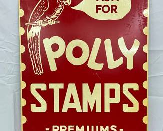 DS Polly Stamps Metal Sign, 20in x 28in