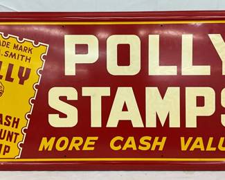 Polly Stamps Self-Framed Sign, 36 x 18 in.