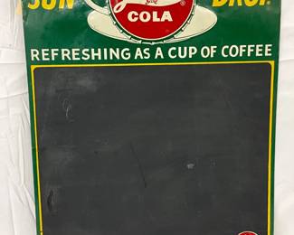 Emb. Sun Drop Golden Cola Menu Board, 20in x 28in