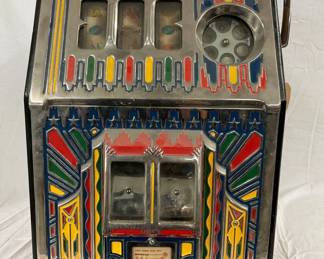 16×24 1/2 Comet Slot Machine with Colorful Painted Metal Exterior