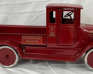 Buddy L Reproduction International Harvester Truck, Limited Edition 199/475 measures 24in by 11in